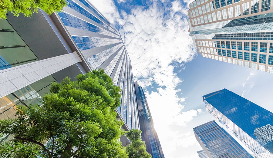 Green Buildings Skyscrapers