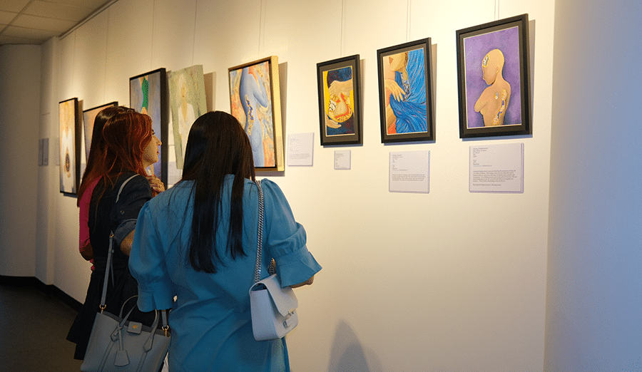 Female artists exhibit at German Centre Singapore