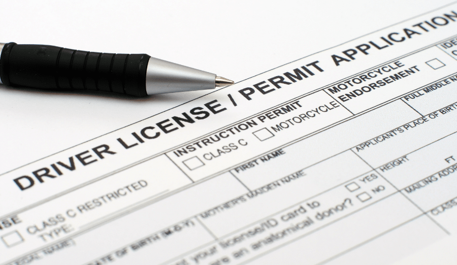 Chinese Driving License Application